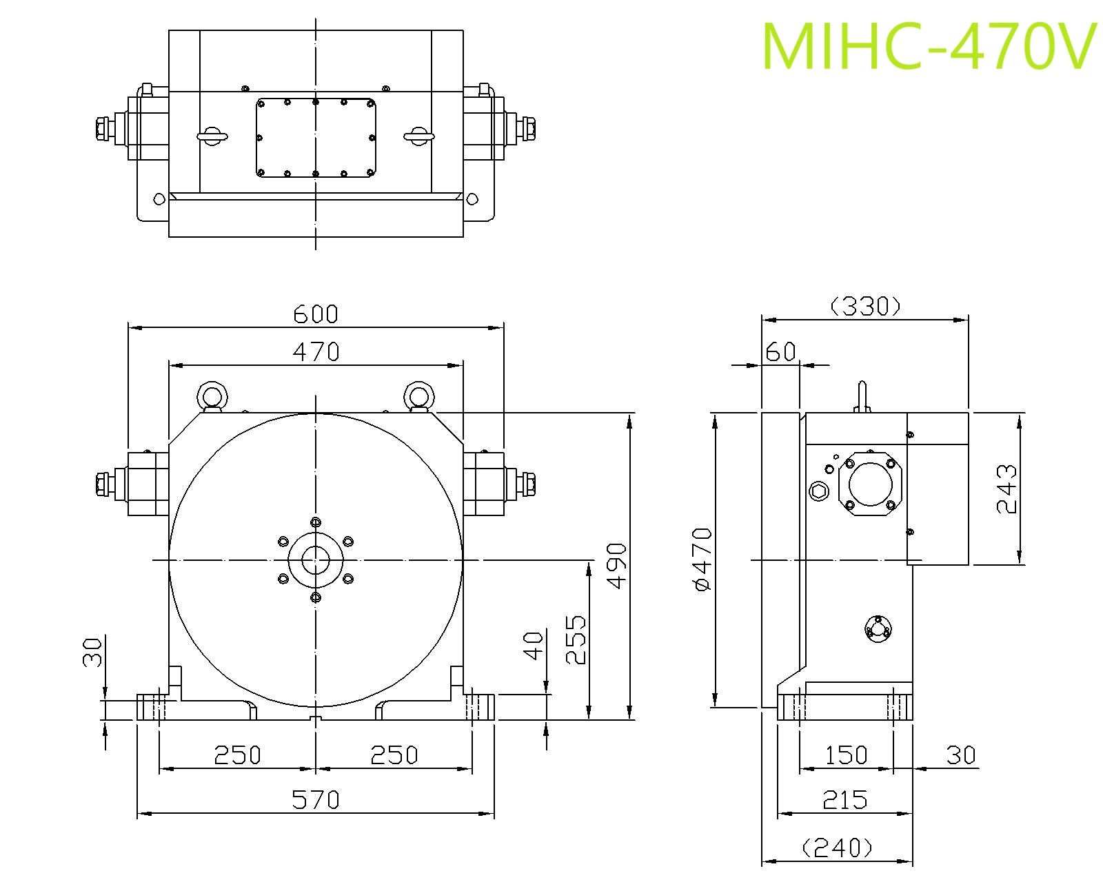 油壓精密分度盤