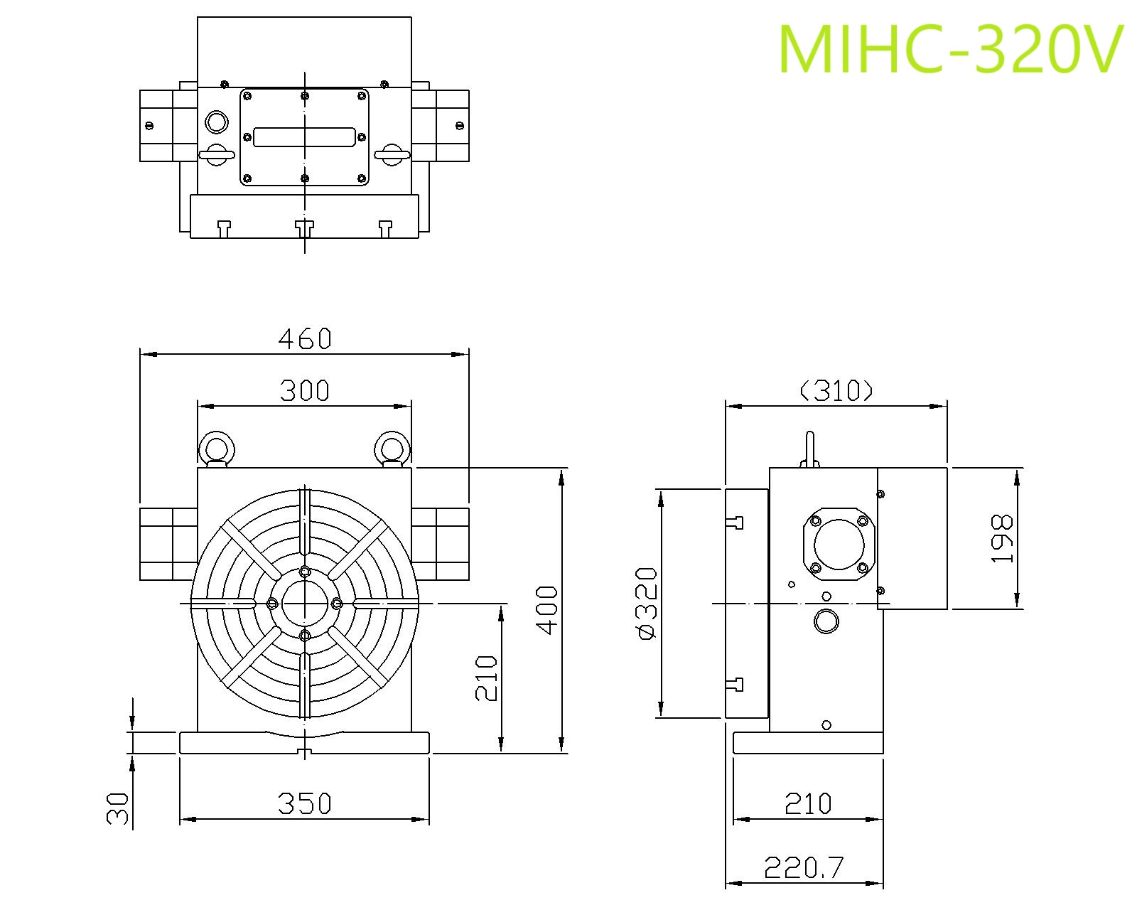 油壓精密分度盤