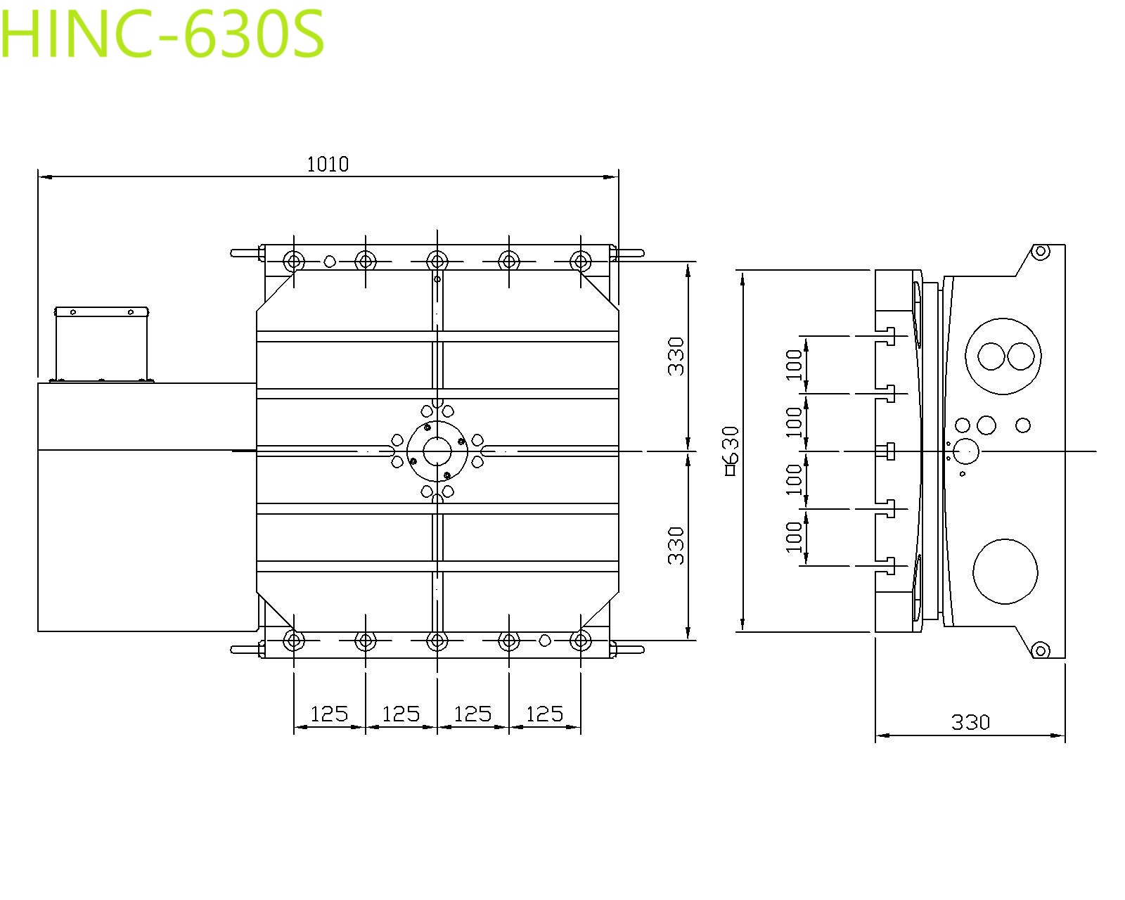 電腦數(shù)控齒式分度盤